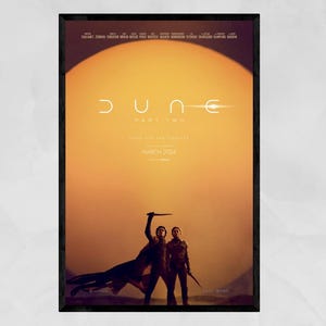 Dune Movie Poster Collection | Sci-fi Wall Art | Arrakis Landscape ...
