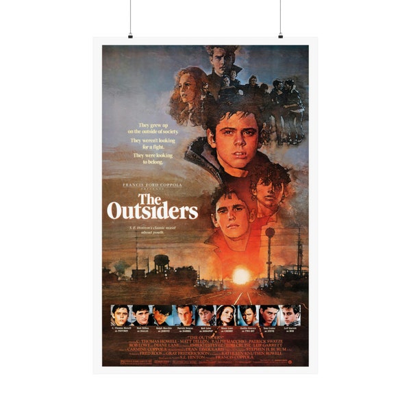 The Outsiders (1982) Classic Movie Poster