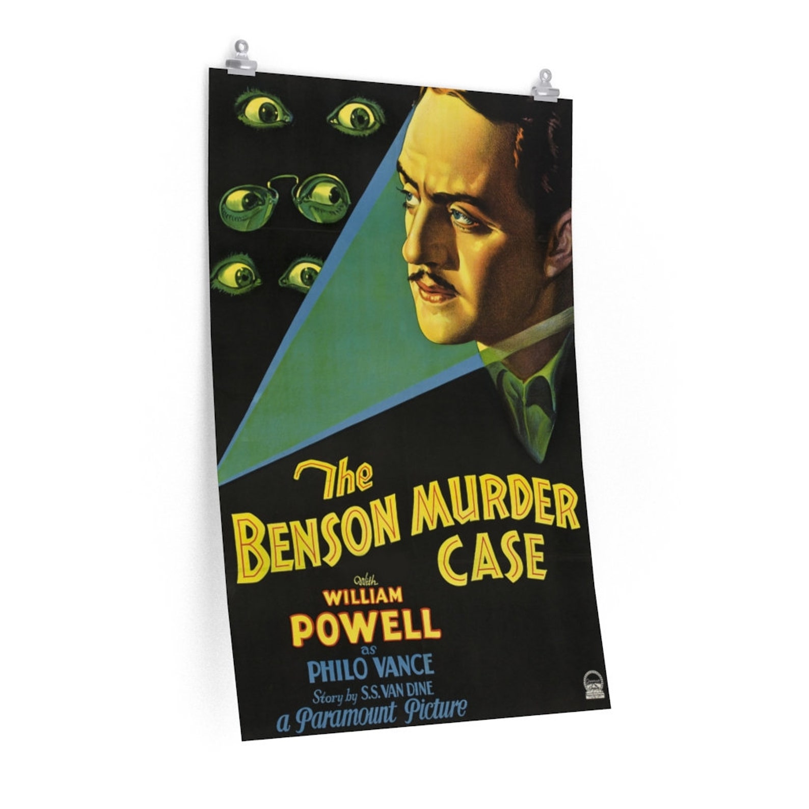The Benson Murder Case 1930 Movie Poster. Etsy