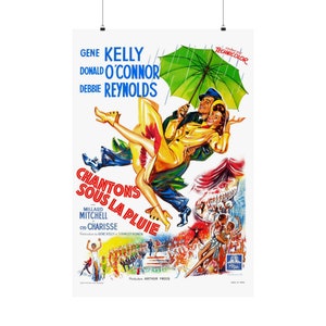 Singin' in the Rain (1952) French Movie Poster