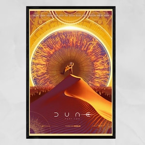 Dune Movie Poster Collection | Sci-fi Wall Art | Arrakis Landscape ...