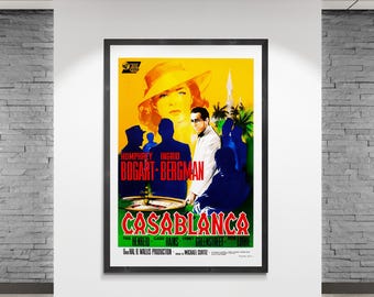 Casablanca (1942) Italian Movie Poster
