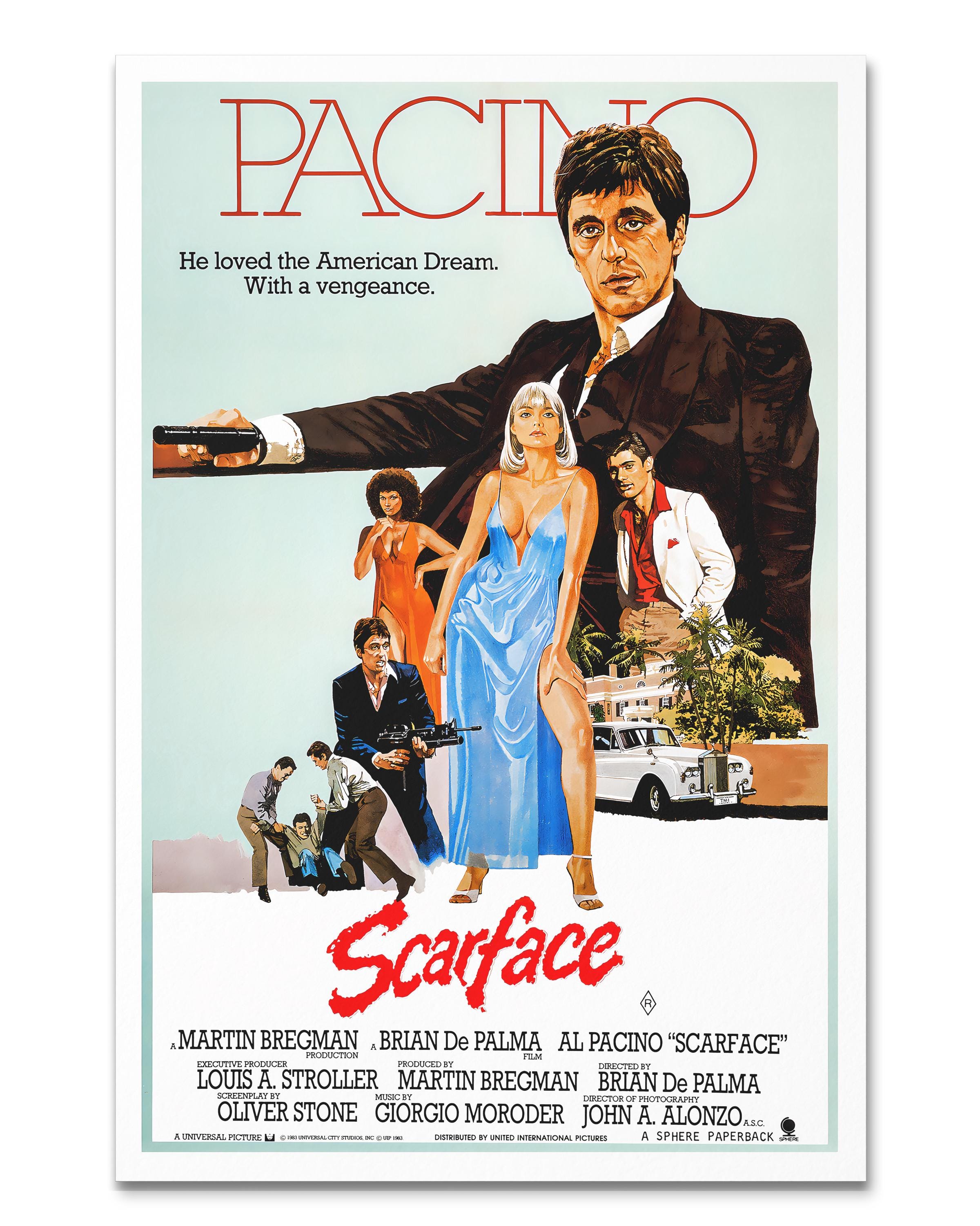 スカーフェイス（1983年）映画ポスター アル・パチーノ トニー