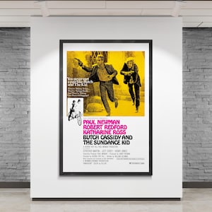 Butch Cassidy and the Sundance Kid (1969) Classic Western Movie Poster