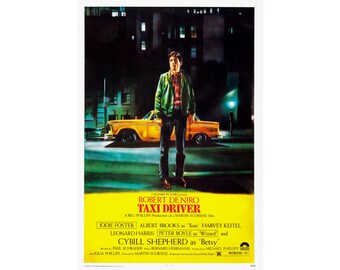 タクシードライバー　ロバート・デ・ニーロ　1976 ポスター　ロバートデニーロ Amazon.co.jp: Posterazzi Taxi Driver ドイツアート ロバート・デ