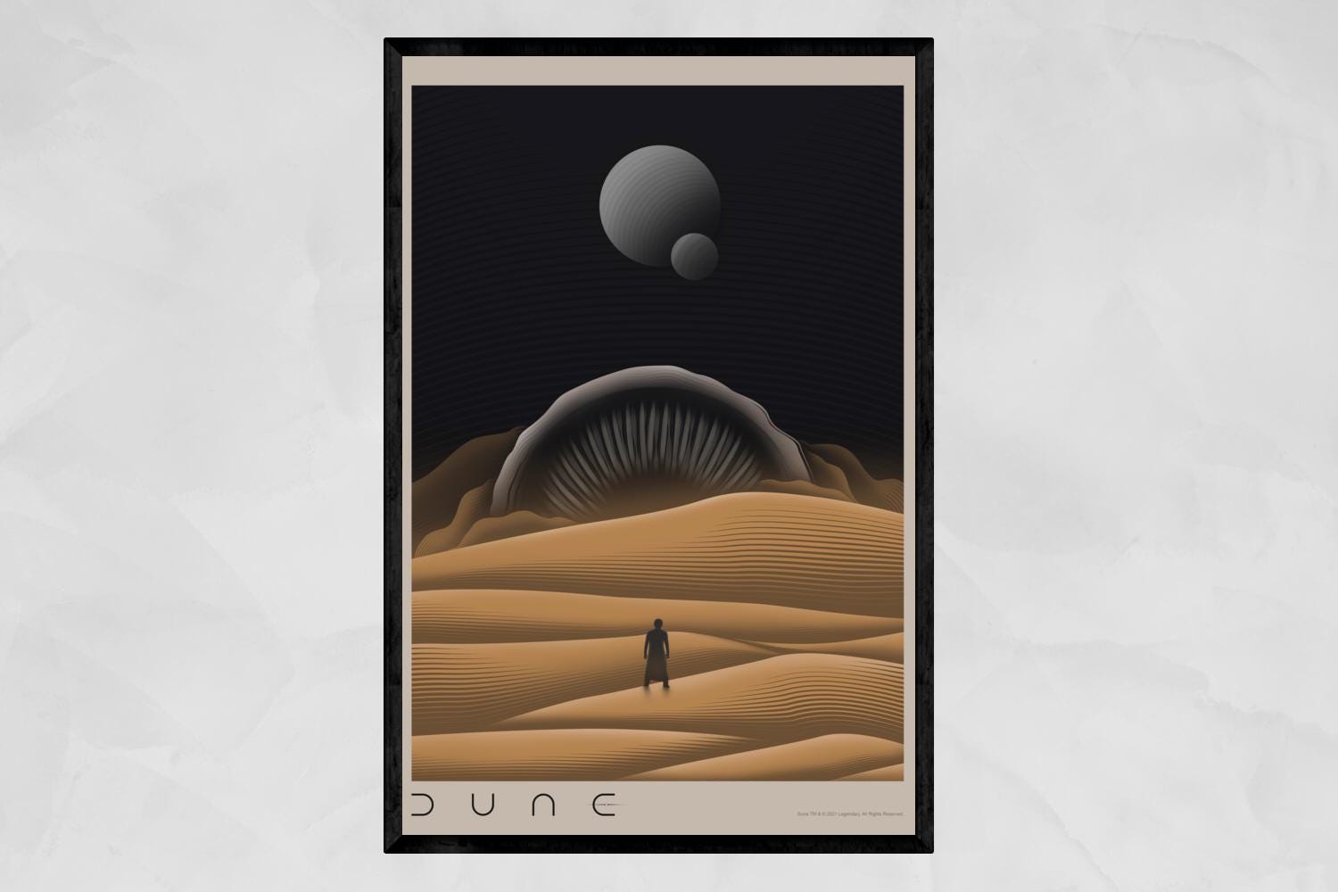 Dune Movie Poster Collection | Sci-fi Wall Art | Arrakis Landscape ...
