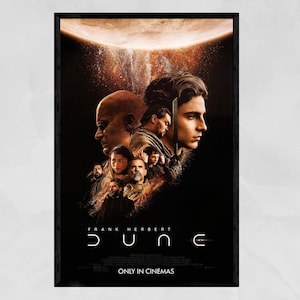 Dune Movie Poster Collection | Sci-fi Wall Art | Arrakis Landscape ...