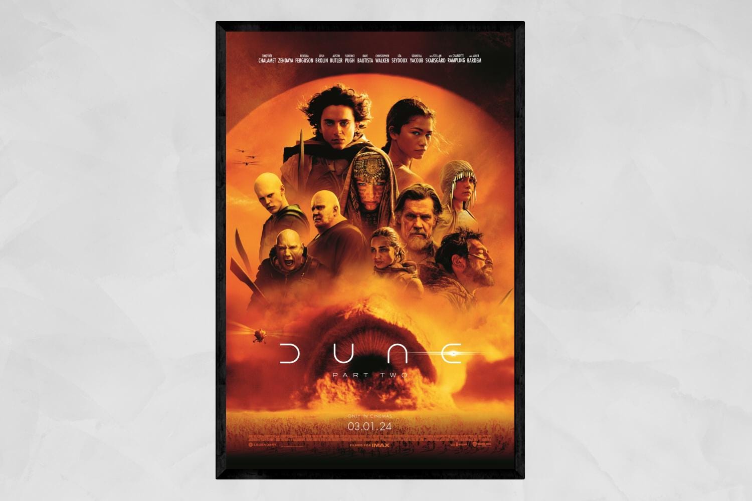 Dune Movie Poster Collection | Sci-fi Wall Art | Arrakis Landscape ...