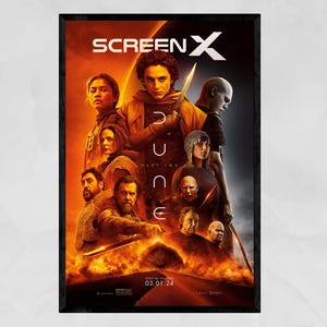 Dune Movie Poster Collection | Sci-fi Wall Art | Arrakis Landscape ...