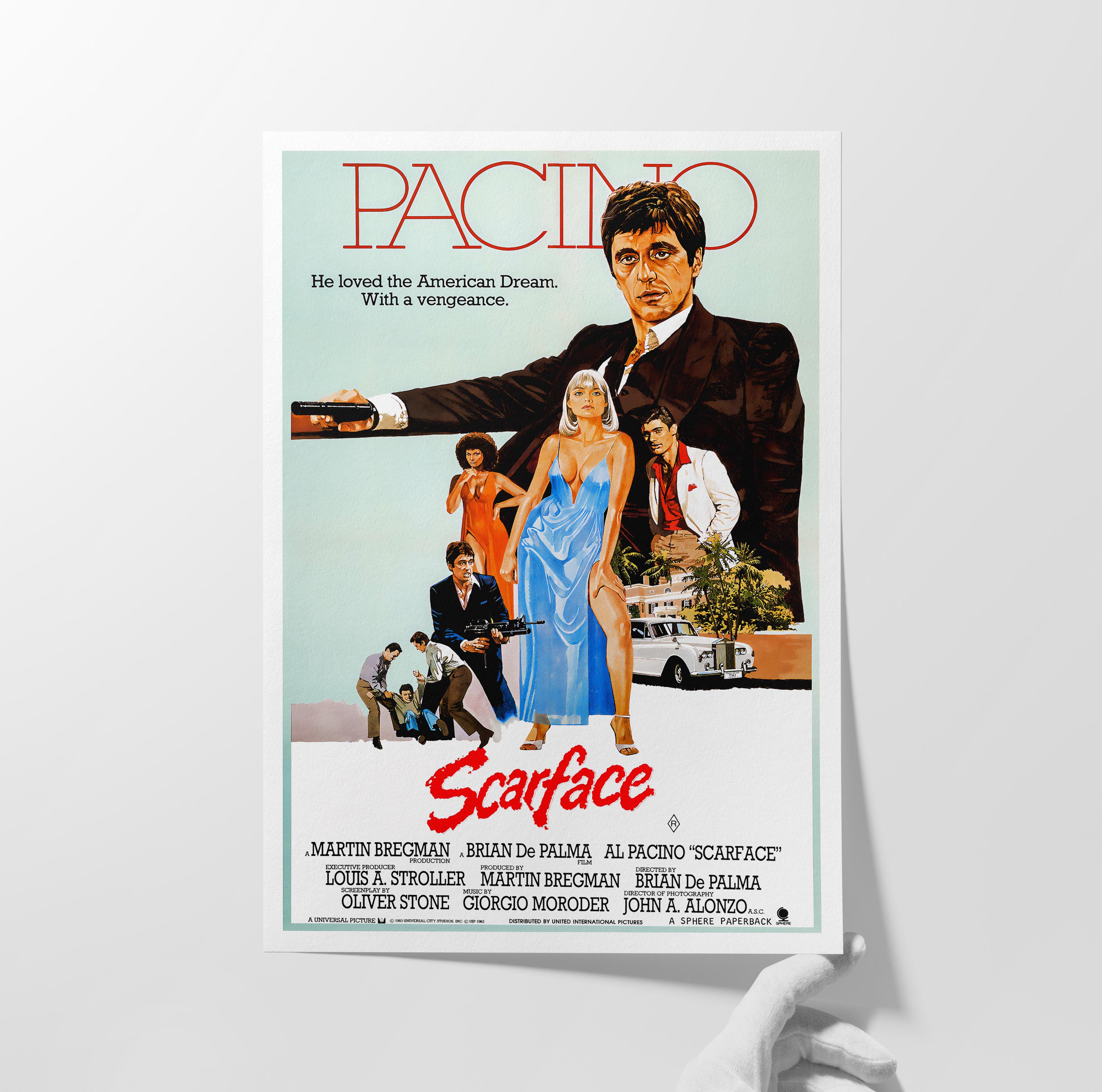 スカーフェイス（1983年）映画ポスター アル・パチーノ トニー