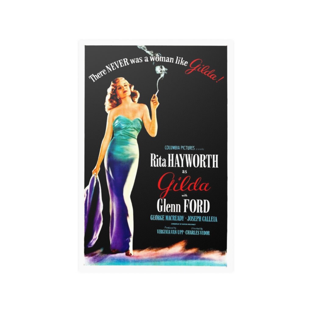 Geida Rira Rita Hayworth Gilda Poster