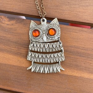 Vintage Owl Necklace - Etsy