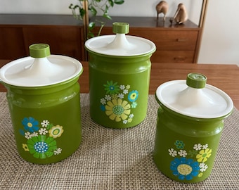 Tiara Sandwich Spruce Green Canisters—set of 2 - Etsy