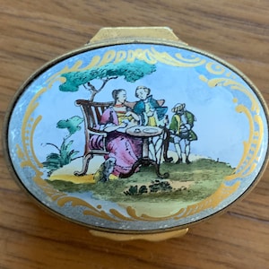 Halcyon Days Enamels The Tea Party