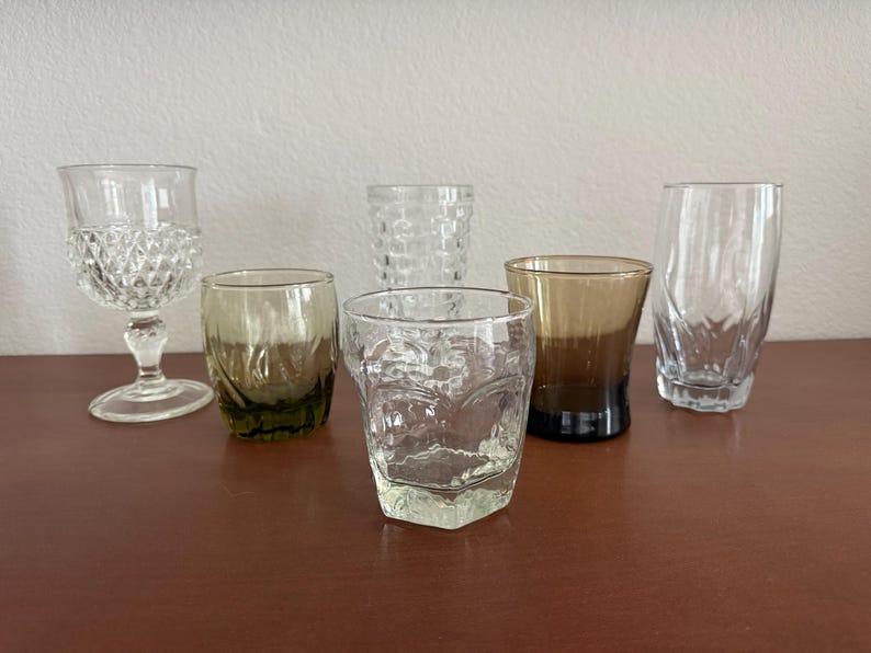 Mix & Match Vintage Glassware: Goblets and Tumblers image 2
