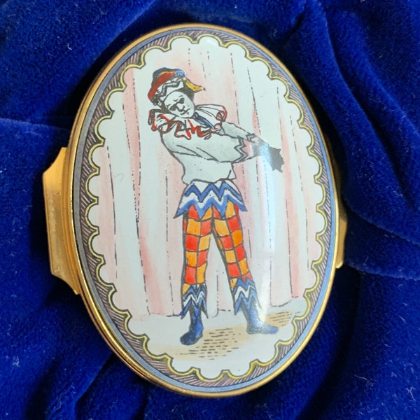 Halcyon Days Enamels Petrushka Reuge Music Box