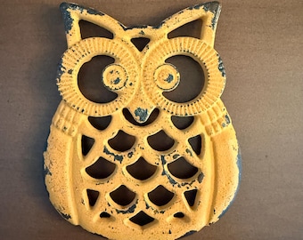 Cast Iron Owl Trivet