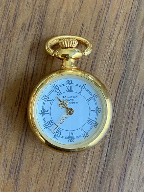 Halcyon days enamels pocket best sale watch