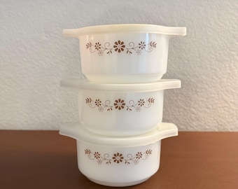 Dynaware Pyr-O-Rey Casserole Dish with Plastic Lid: Set of 3