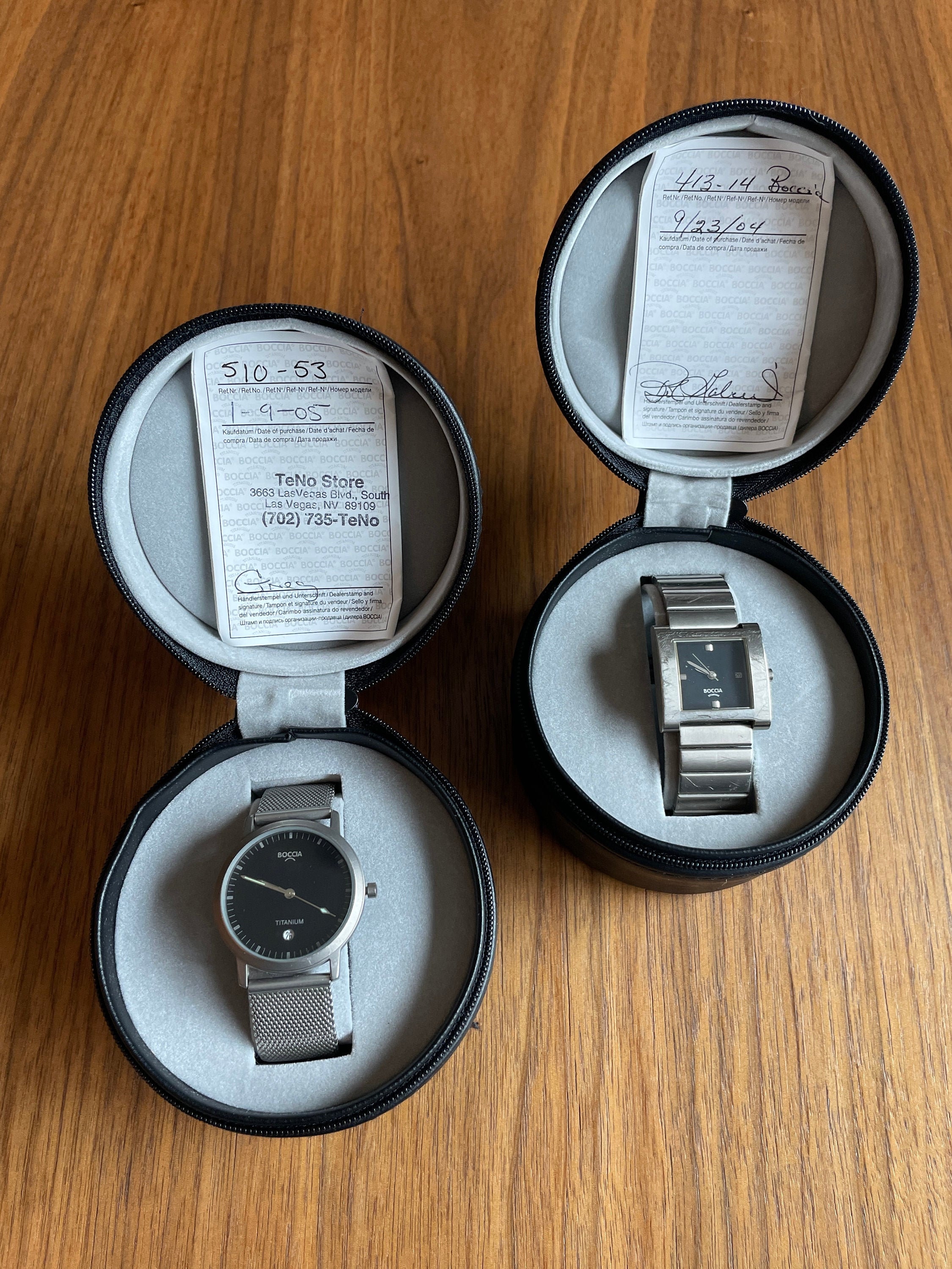 Boccia titanium watch sale