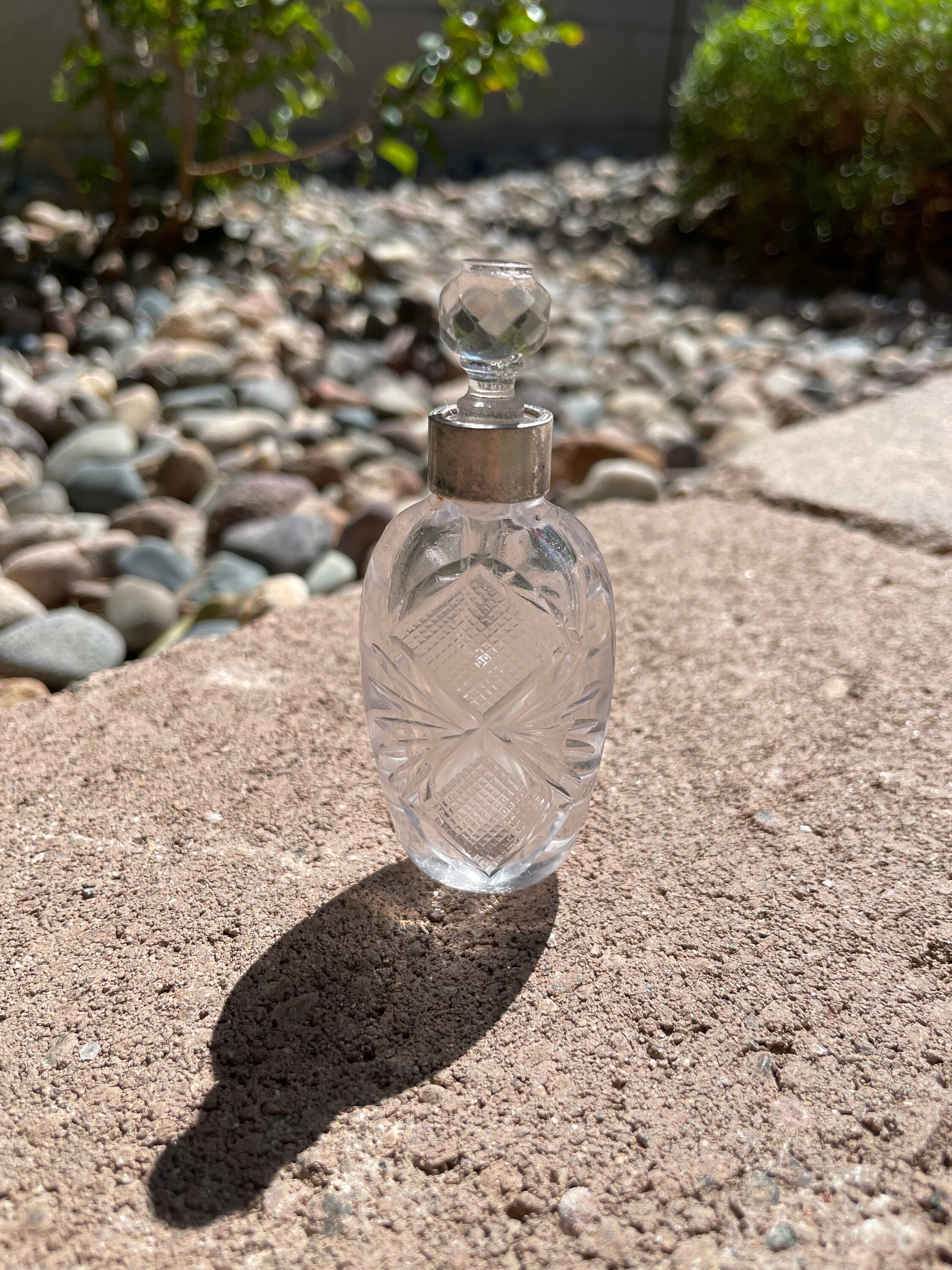 Vintage Silver Collar Perfume Bottle - Etsy