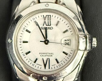 Seiko Automatic Perpetual Calendar 17 Jewel Wristwatch C.june 1973