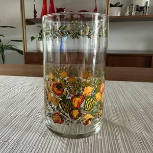 Vintage Spice of Life Glass Canister
