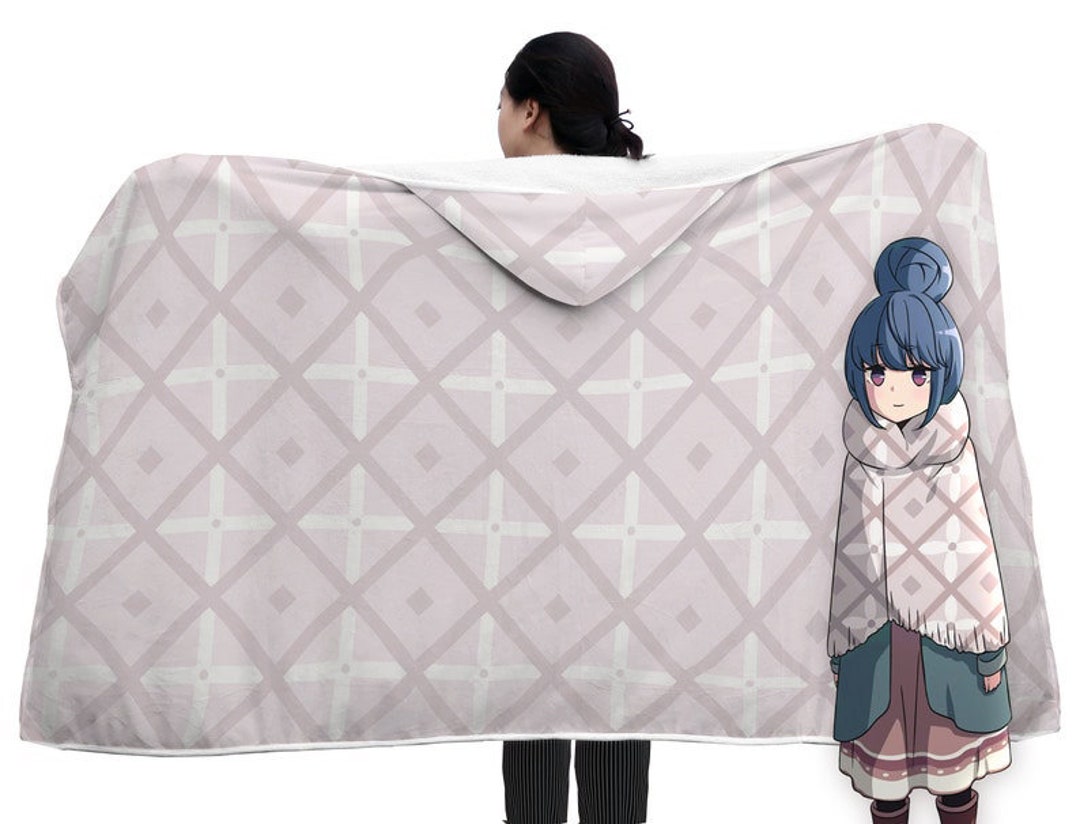 ゆるキャン△ フード付きブランケット |秘密結社ブランケット | 秘密