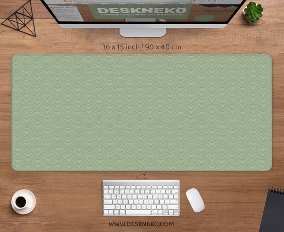 Pastel Pink Seaside Desk Mat | Custom Artisan Mousepad | Gaming & Office  Desk Mat