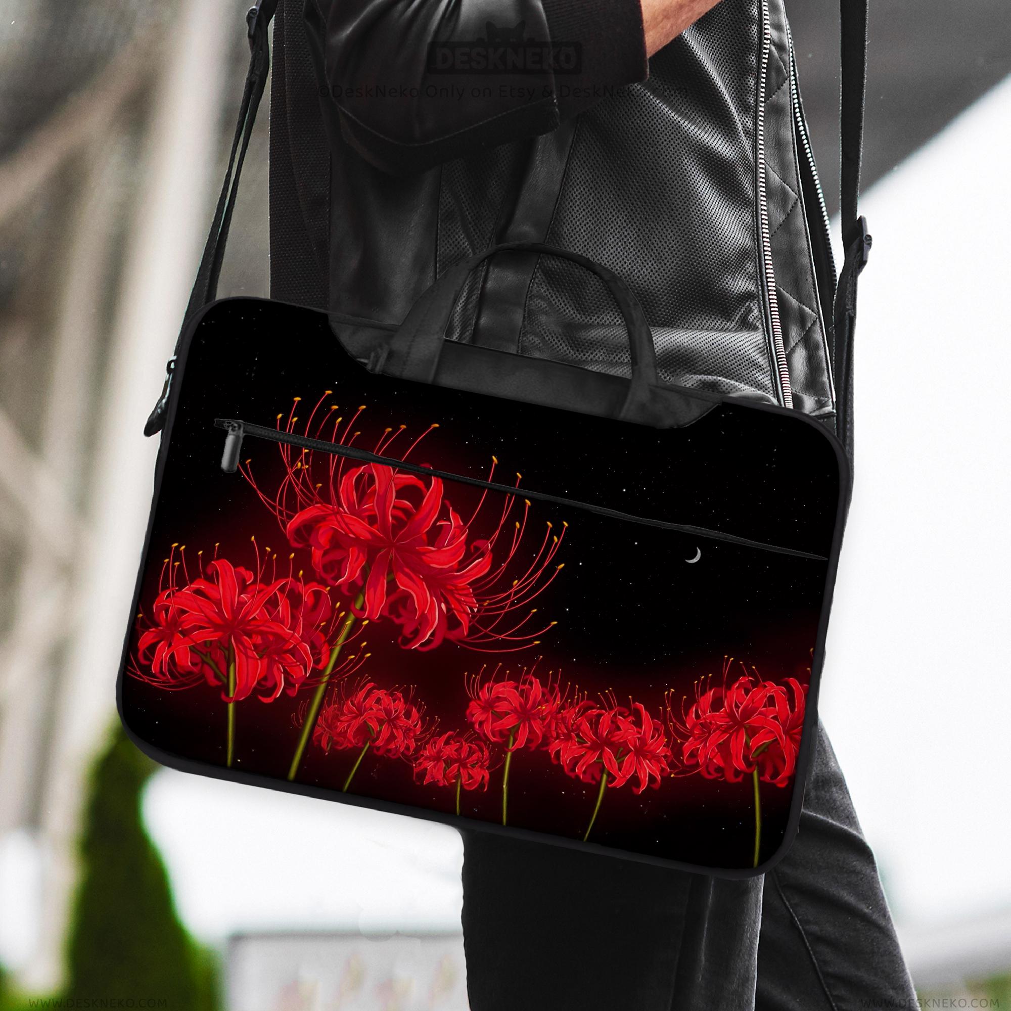 Red Spider Lily Laptop Sleeve image 2