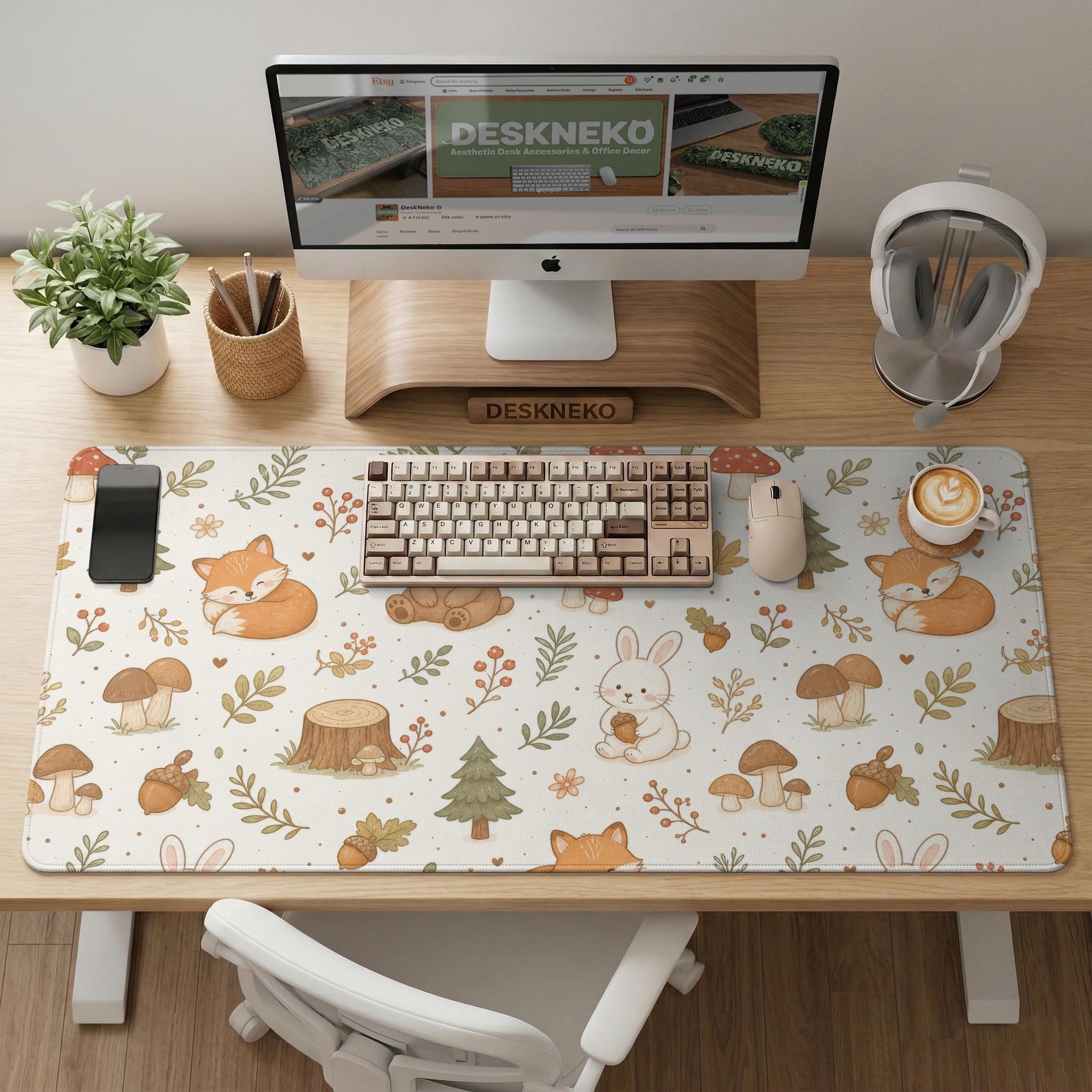 Cute Woodland Desk Mat image 4