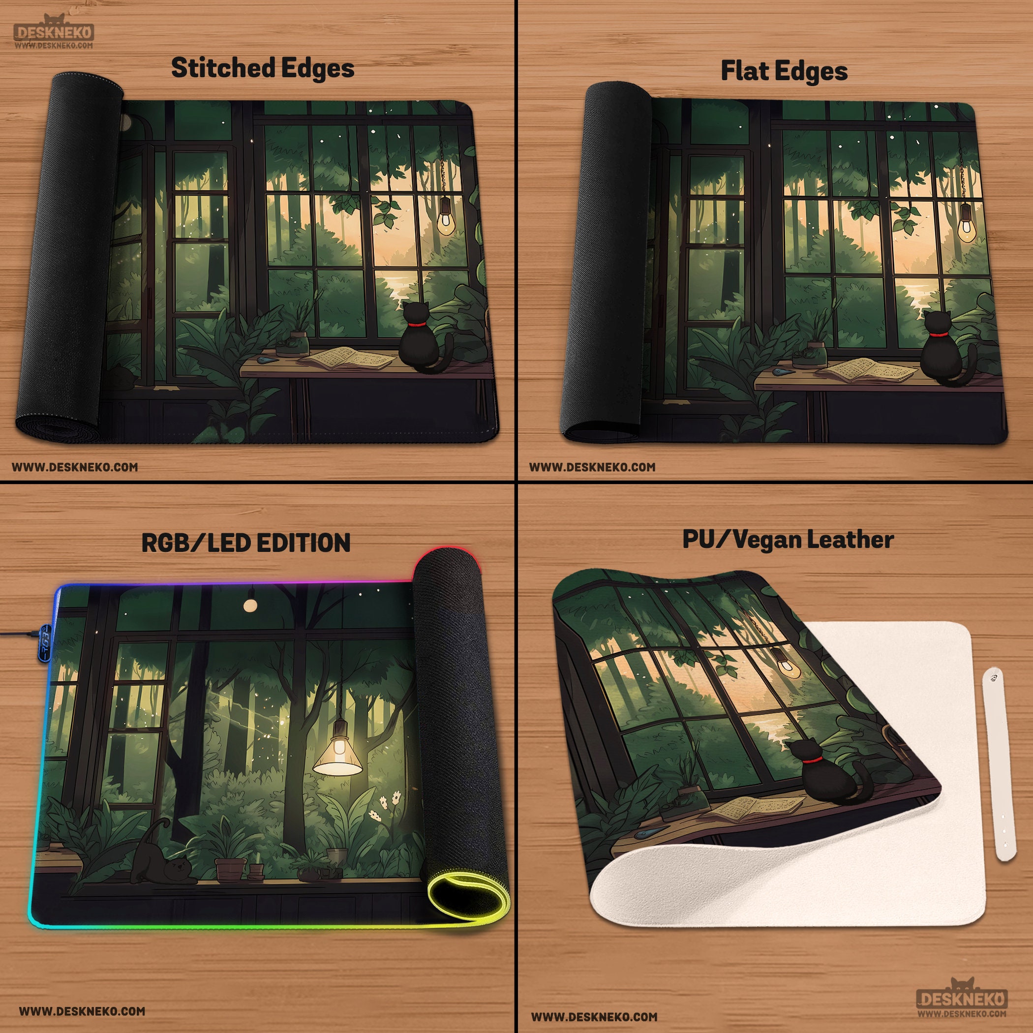 Lofi Desk Mat Xl, Aesthetic Mousepad Cozy, Large Mouse Pad Xxl, Cute ...