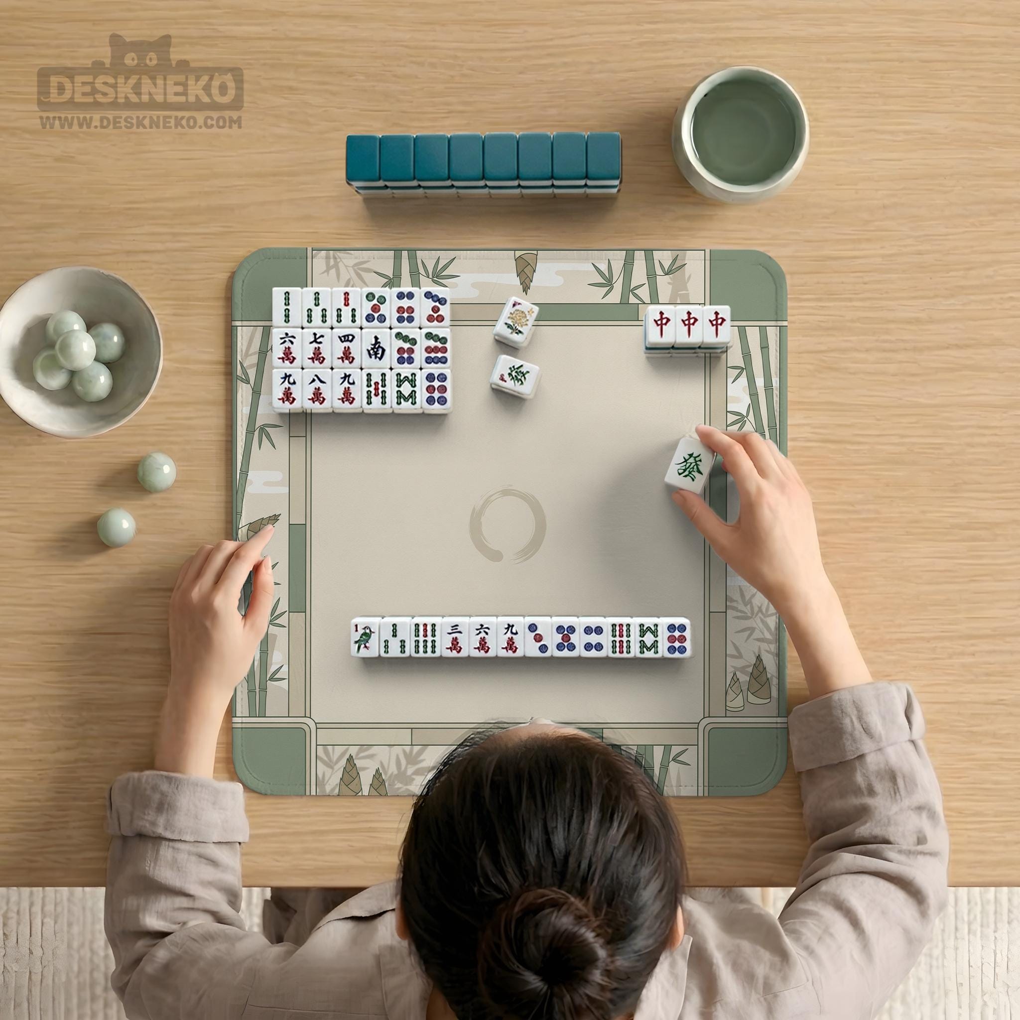 Sage Green Mahjong Mat image 4