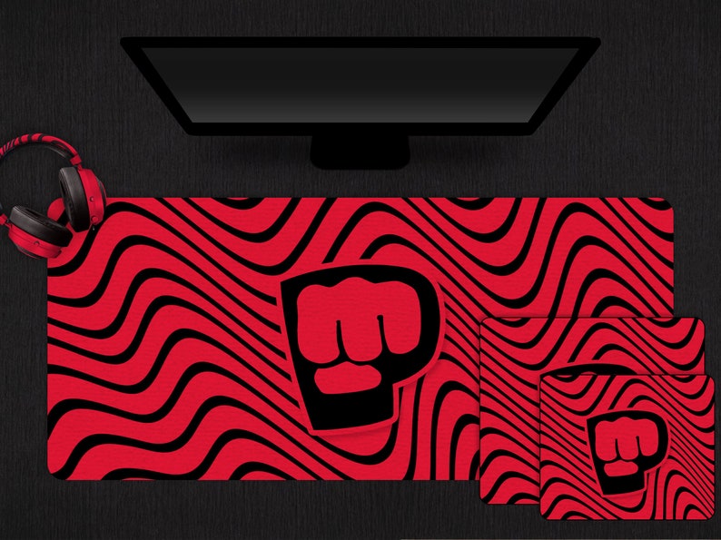 PewDiePie Mousepad / XL Gaming Desk Mat / XXL 16 x 35 Etsy