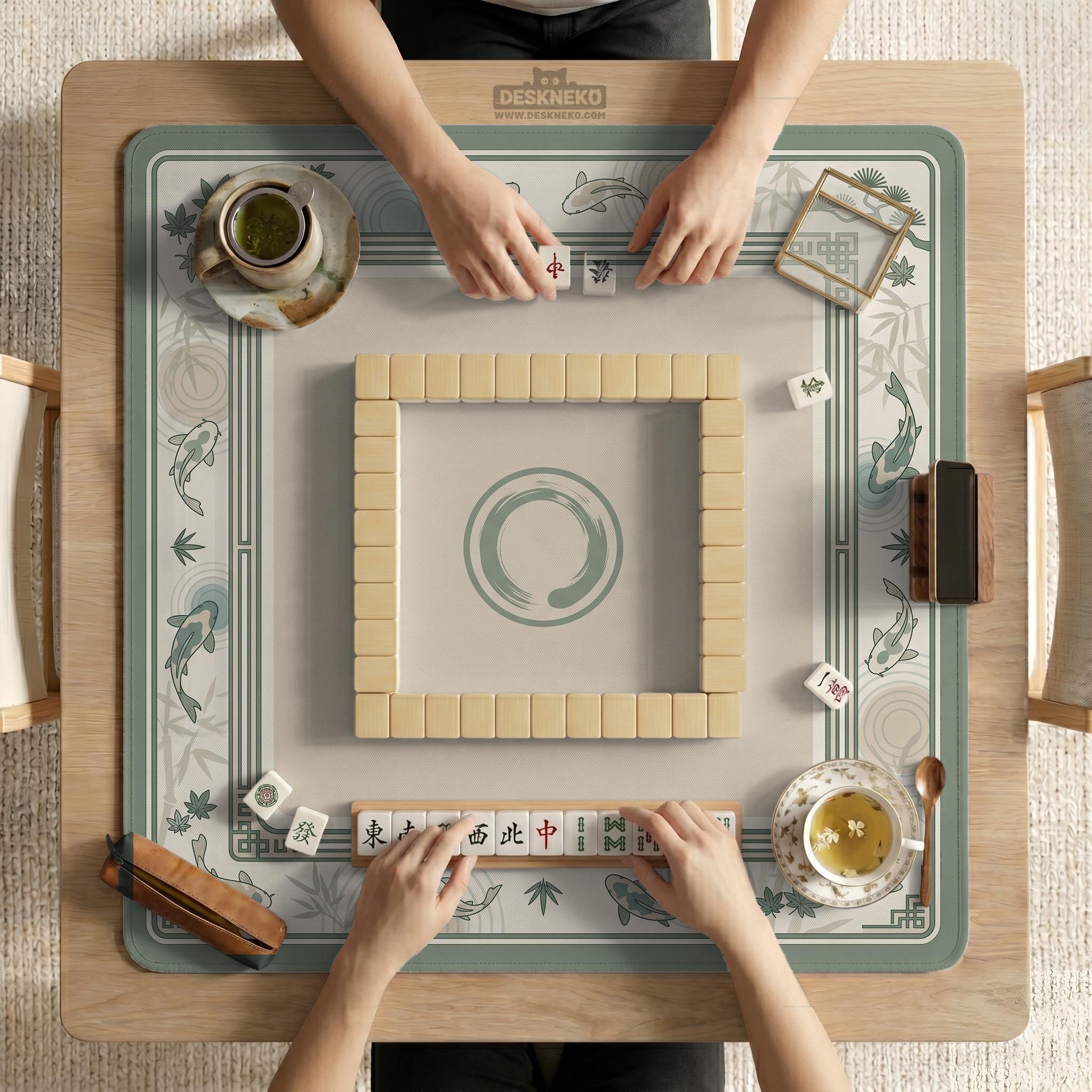 Sage Koi Mahjong Mat image 4