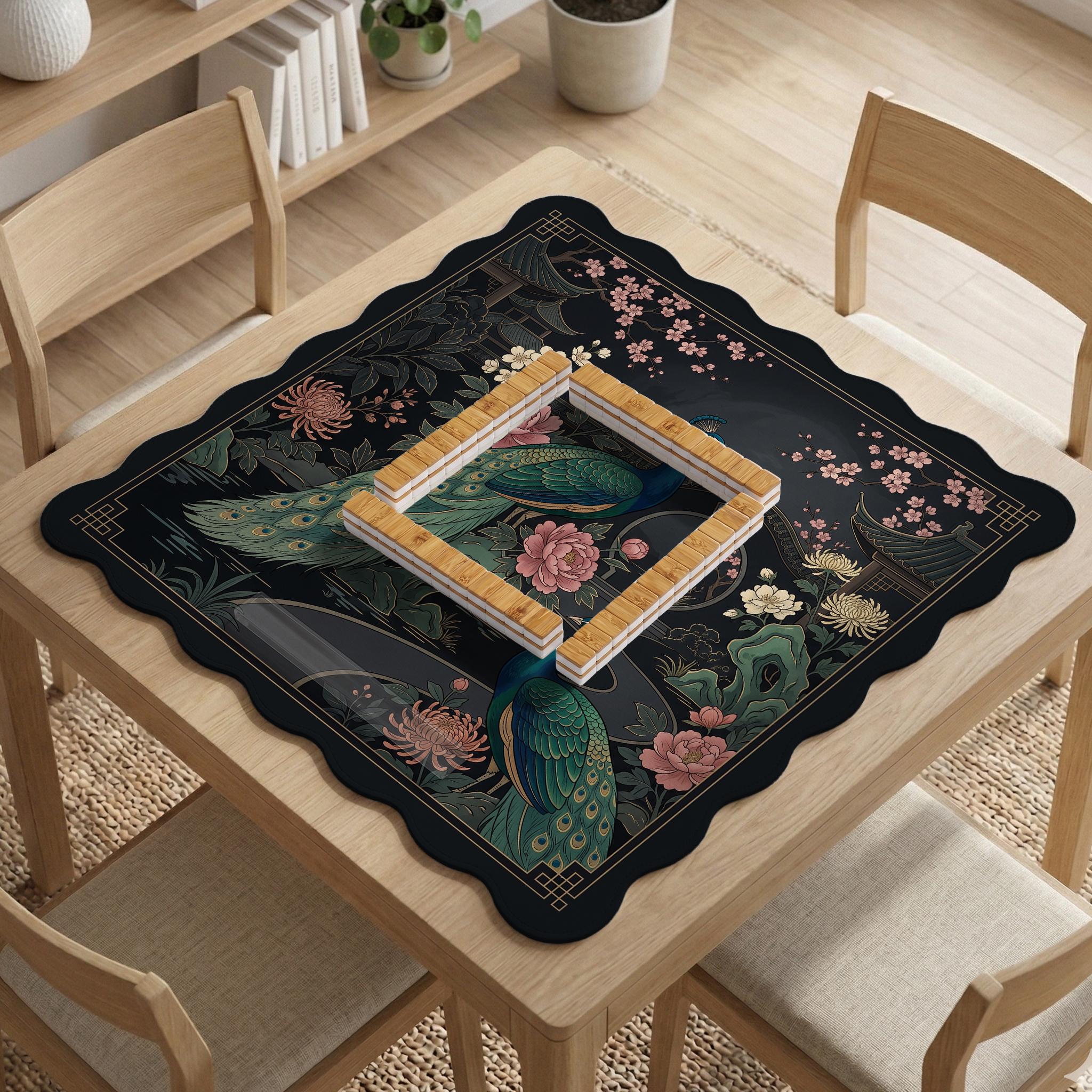 Peacock Garden Mahjong Mat image 4