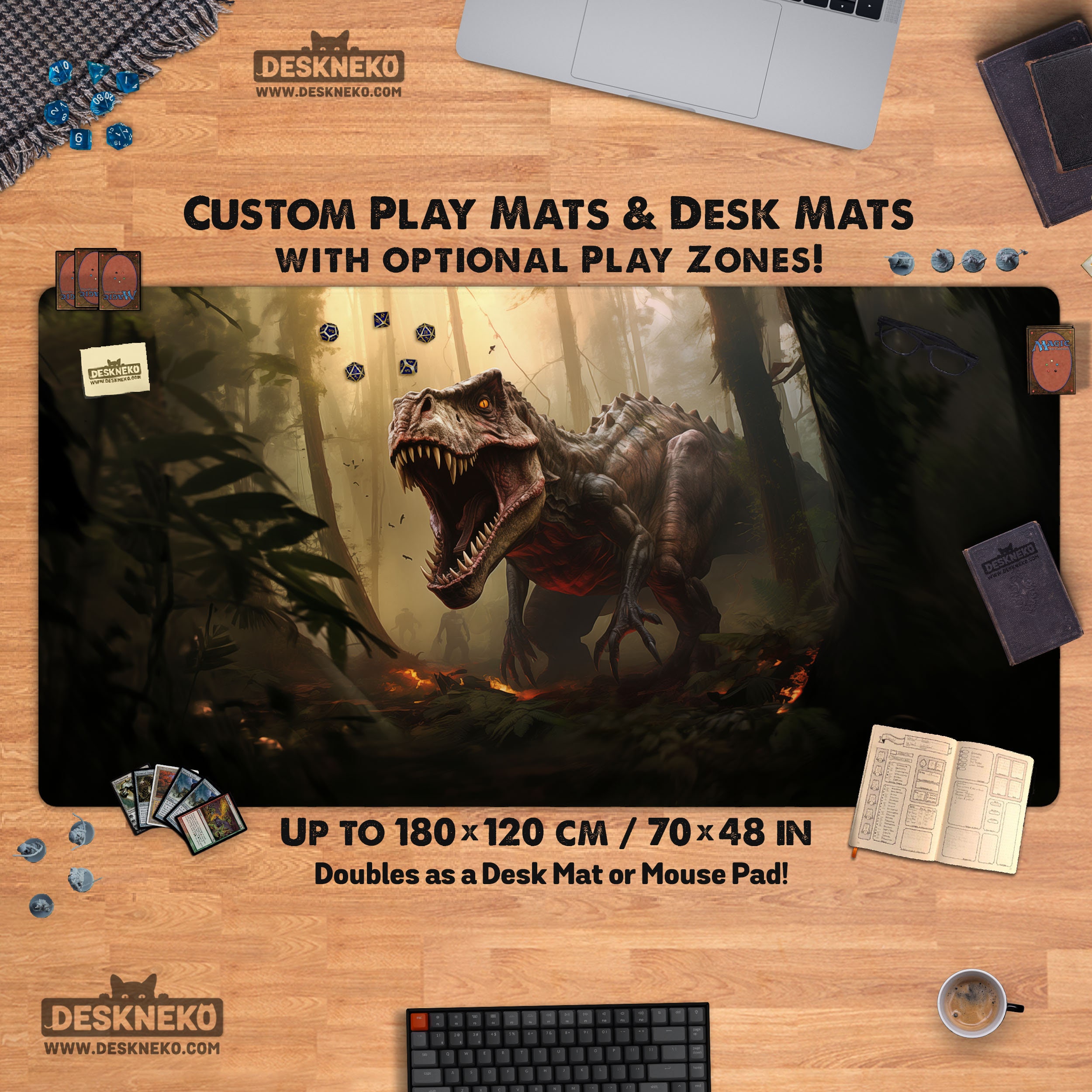 Mtg Dinosaur Playmat UK