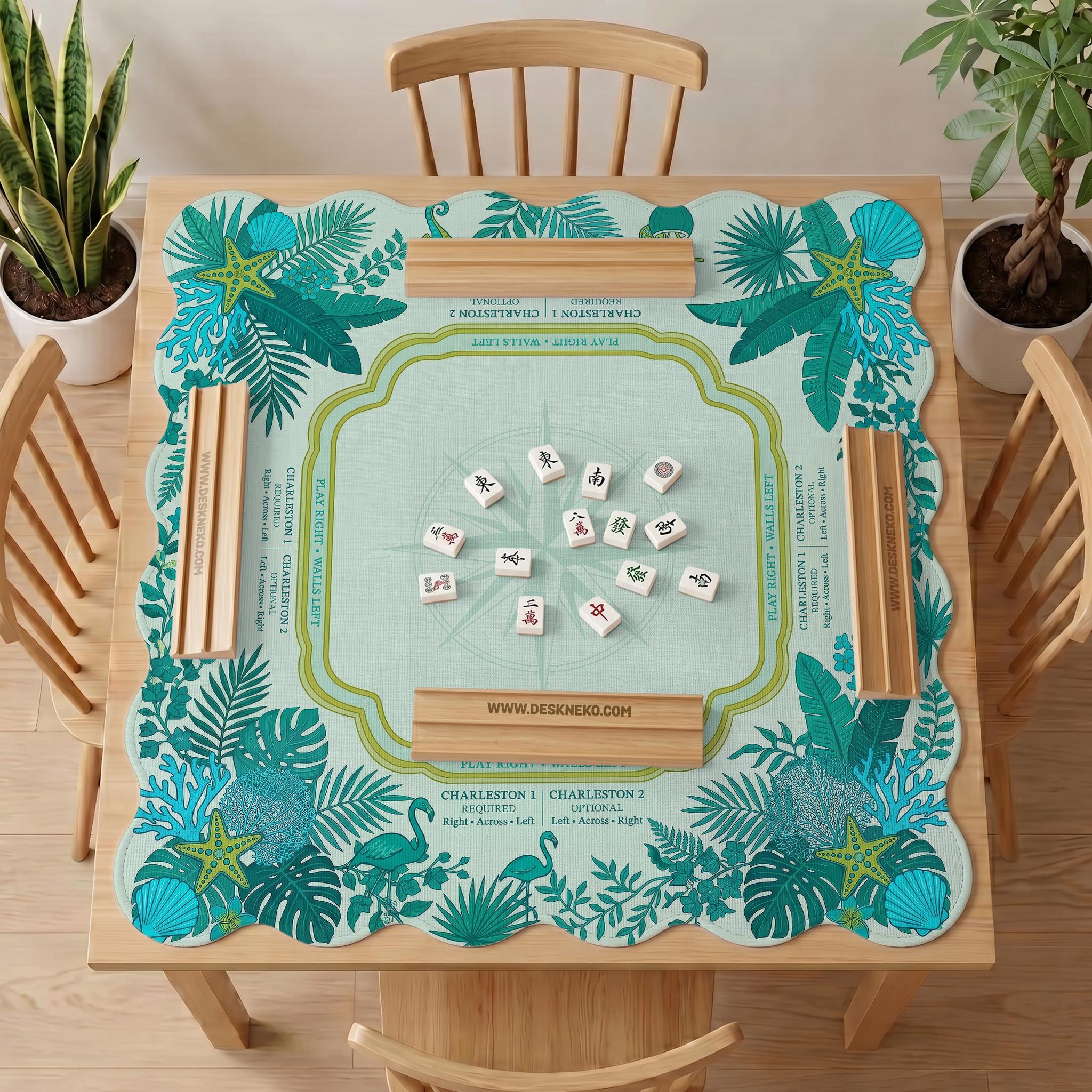 Coastal Botanical Mahjong Mat image 2