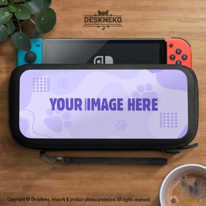 Custom Switch Case, Switch 1/Switch 2 Travel Carrying Case, Personalized Game Storage Holder, Protective Cover Bag, Switch Accessories