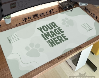 Custom Desk Mat: Mouse Pad or Play Mat, Print your own deskmat, Make a personalized mousepad, Customized Personal Desk Pad, Large Mouse Mat