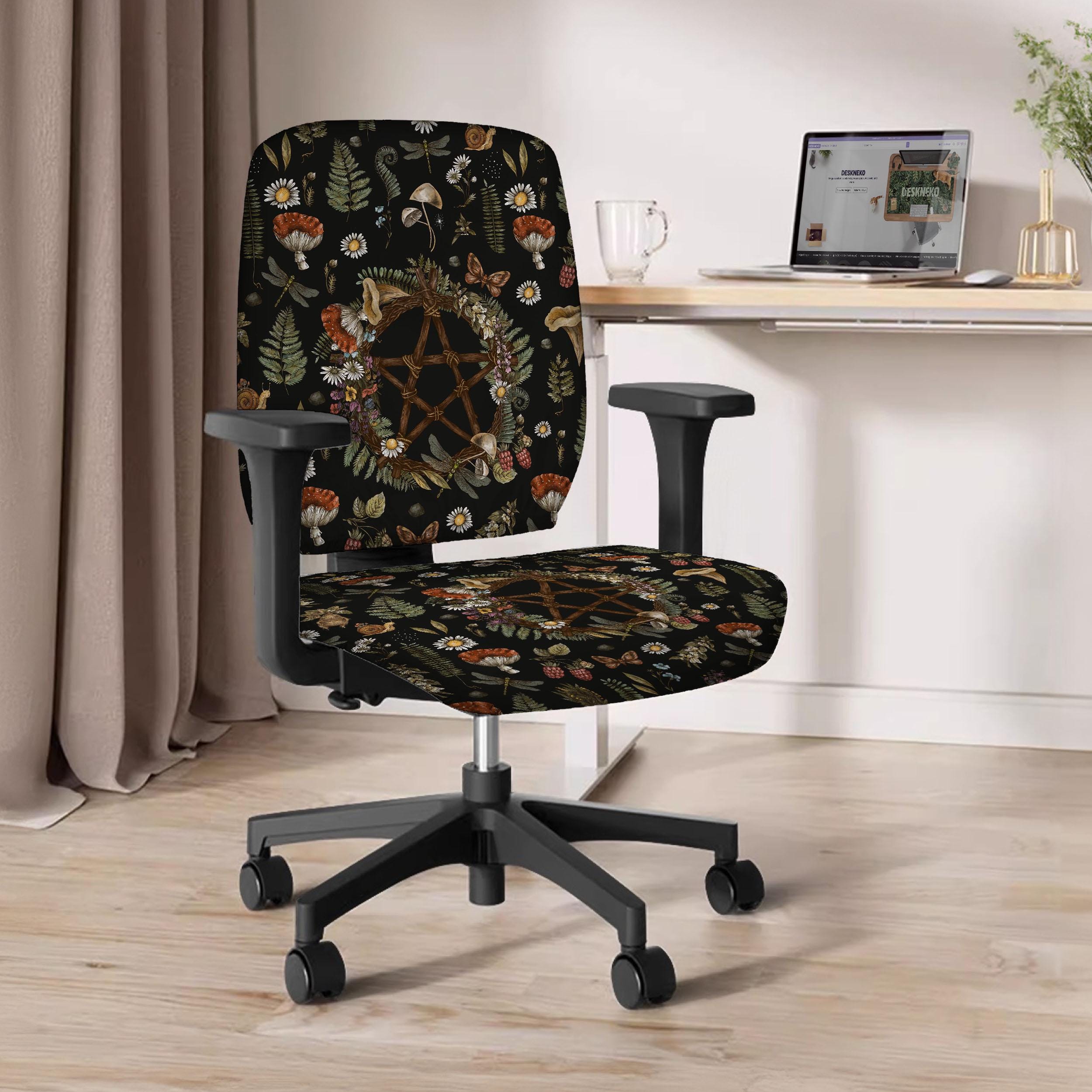 Housse Pour Fauteuil Gaming Acheter Housse De Siège De Chaise D'ordinateur Universelle En Velours élastique Extensible, Housse De Chaise De Bureau Rotative, 2 Pièces Housses Chaise Gaming