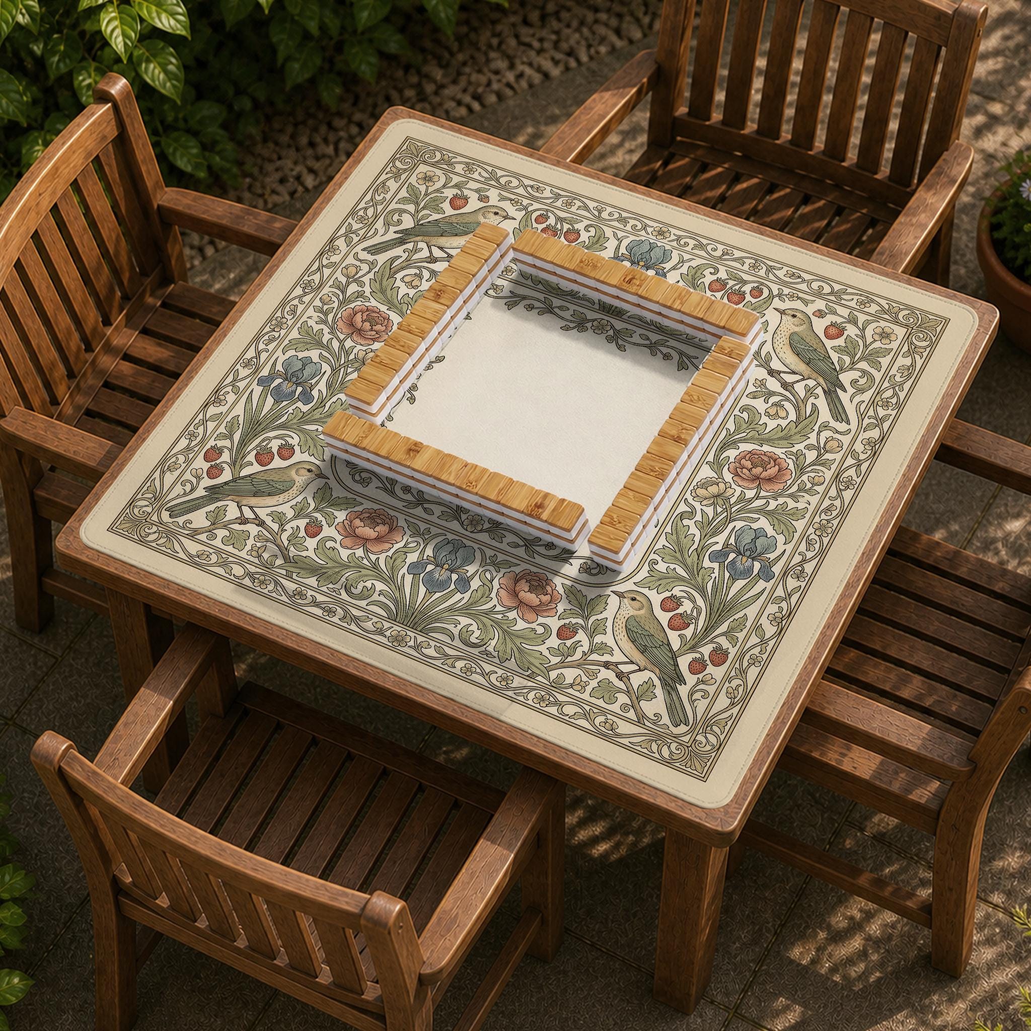 Vintage Verdure Mahjong Mat image 2