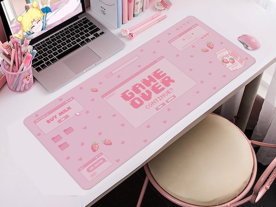 メイプルストーリーガチャ景品　レン　デスクマット　ピンク メイプルストーリー プレイマット デスクマット レン - メルカリ