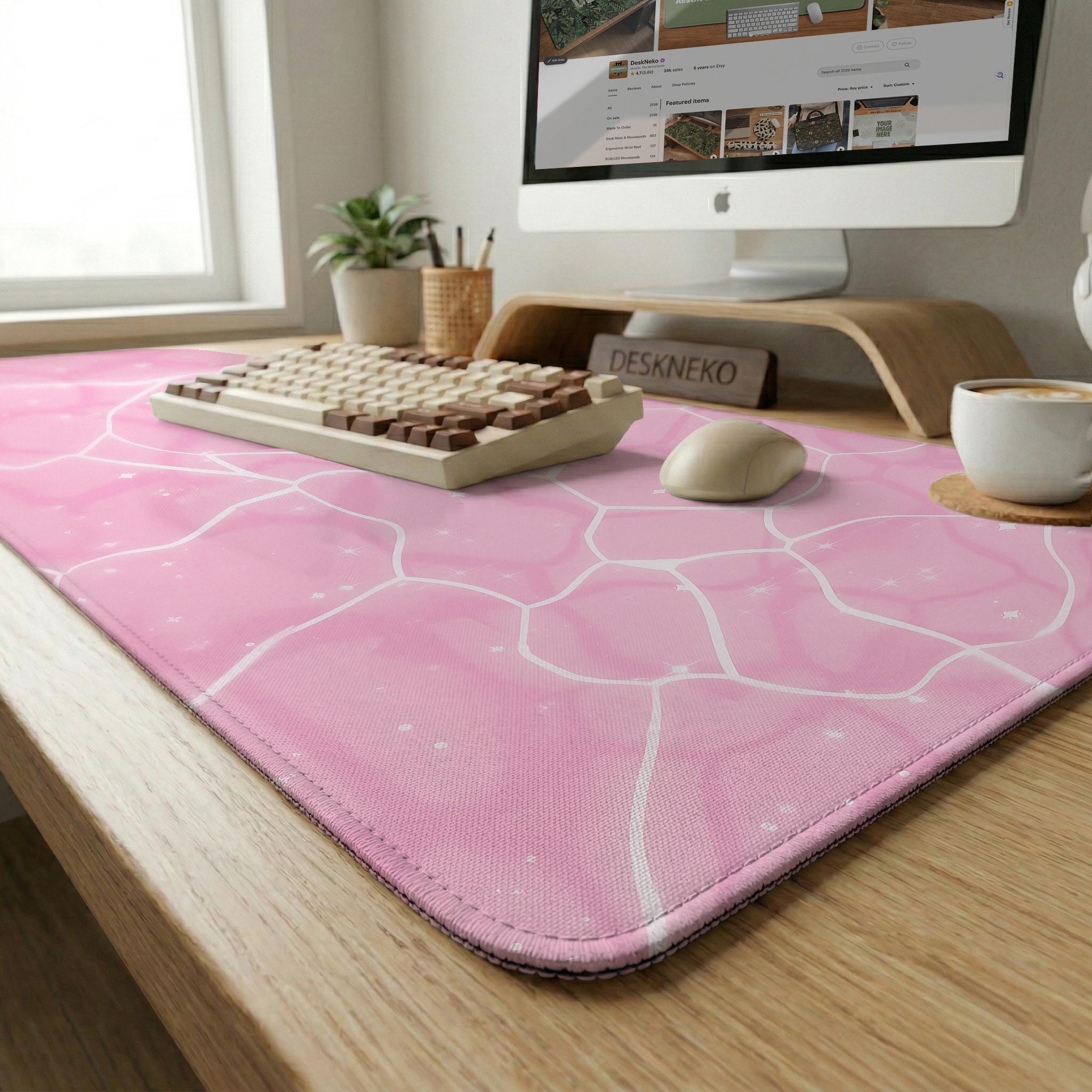 Pastel Pink RGB Desk Mat image 4