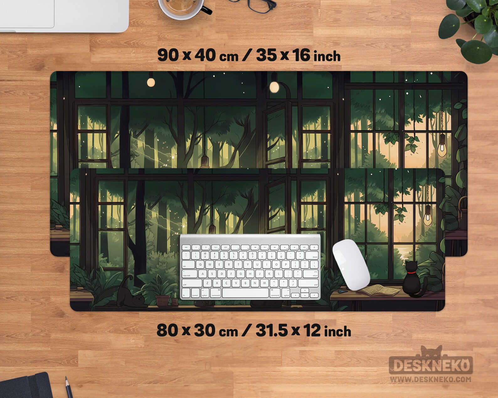 Lofi Desk Mat Xl, Aesthetic Mousepad Cozy, Large Mouse Pad Xxl, Cute ...