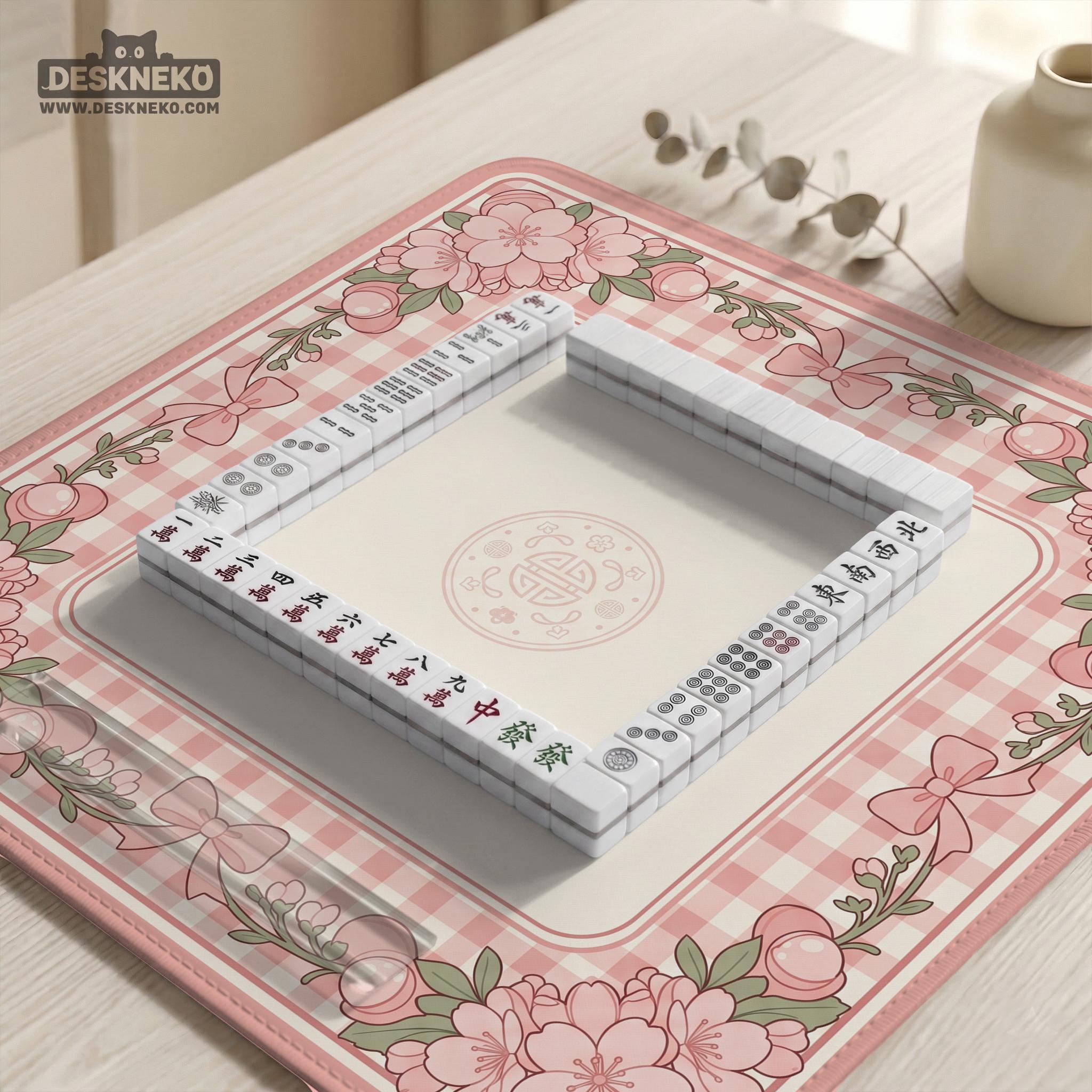 Blush Pink Mahjong Mat image 2