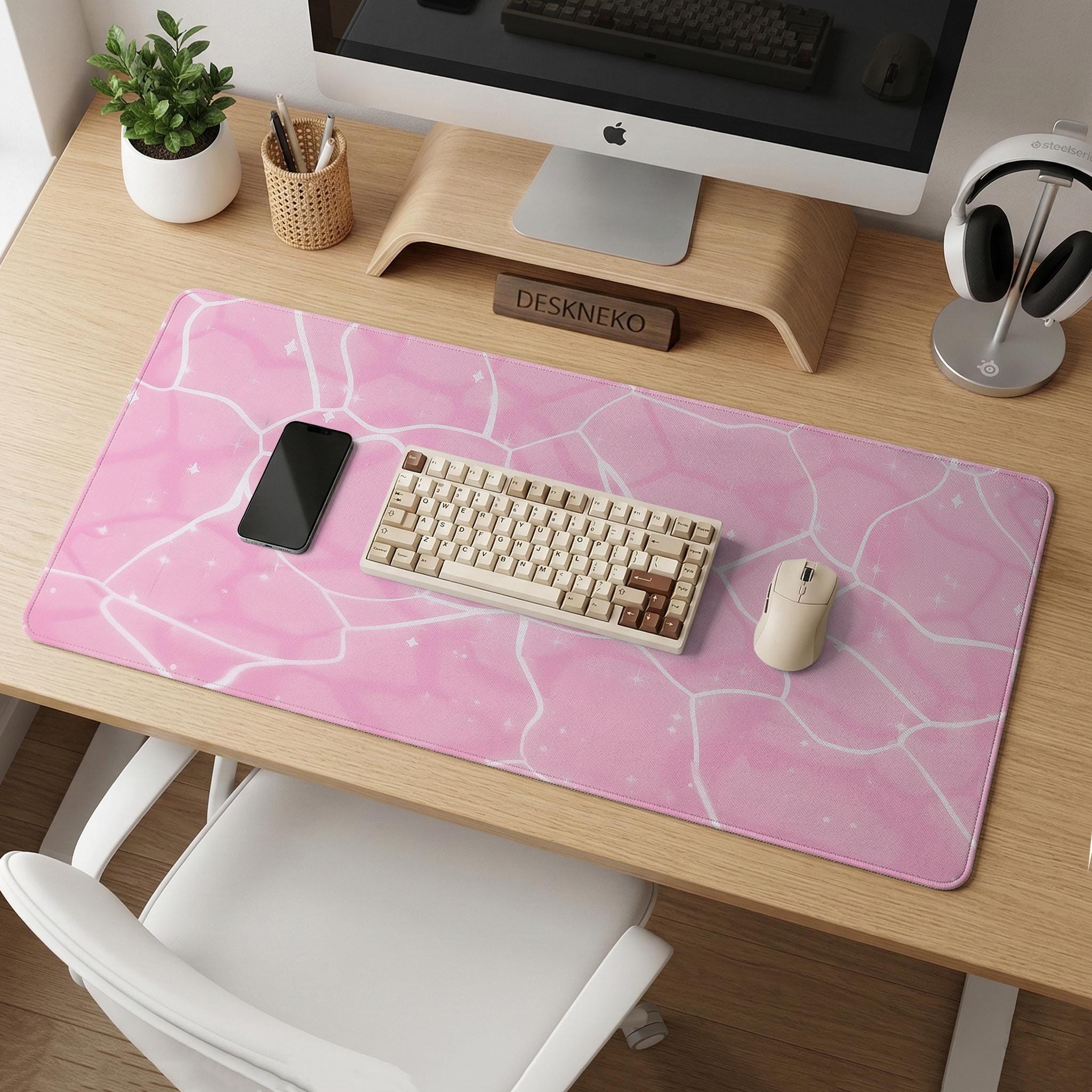 Pastel Pink RGB Desk Mat image 3