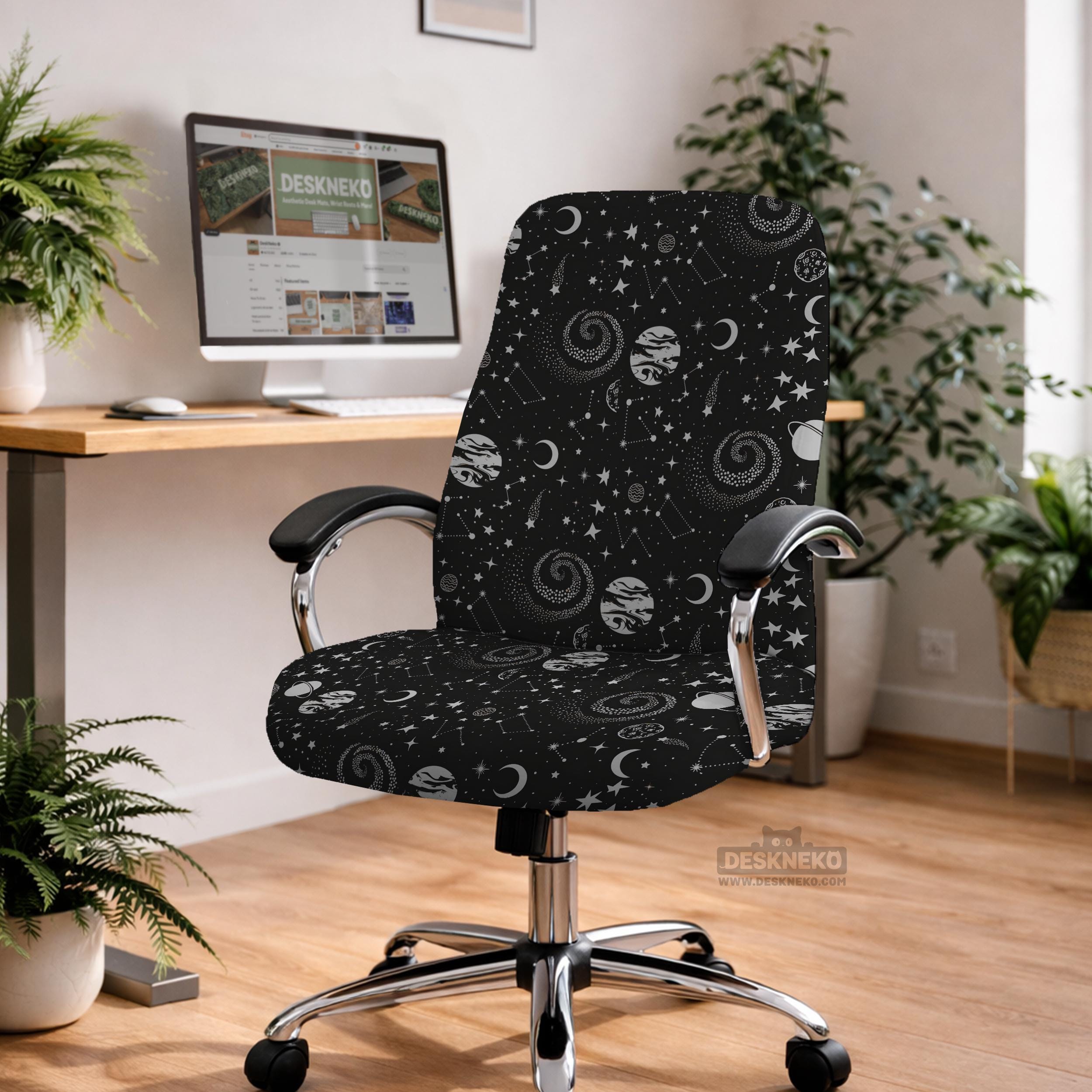 Black Galaxy Chair Cover image 4