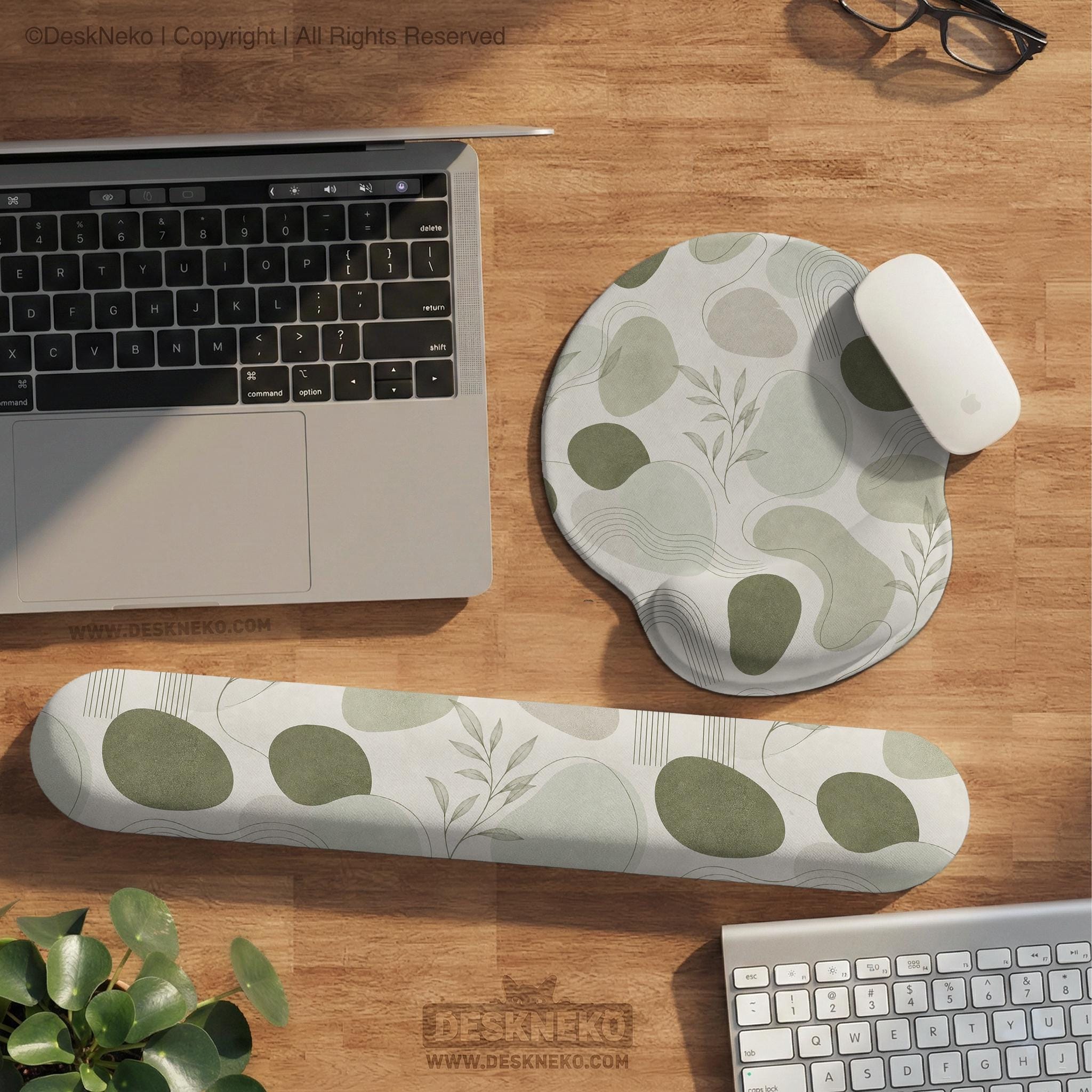 Green Abstract Mouse Pad image 2