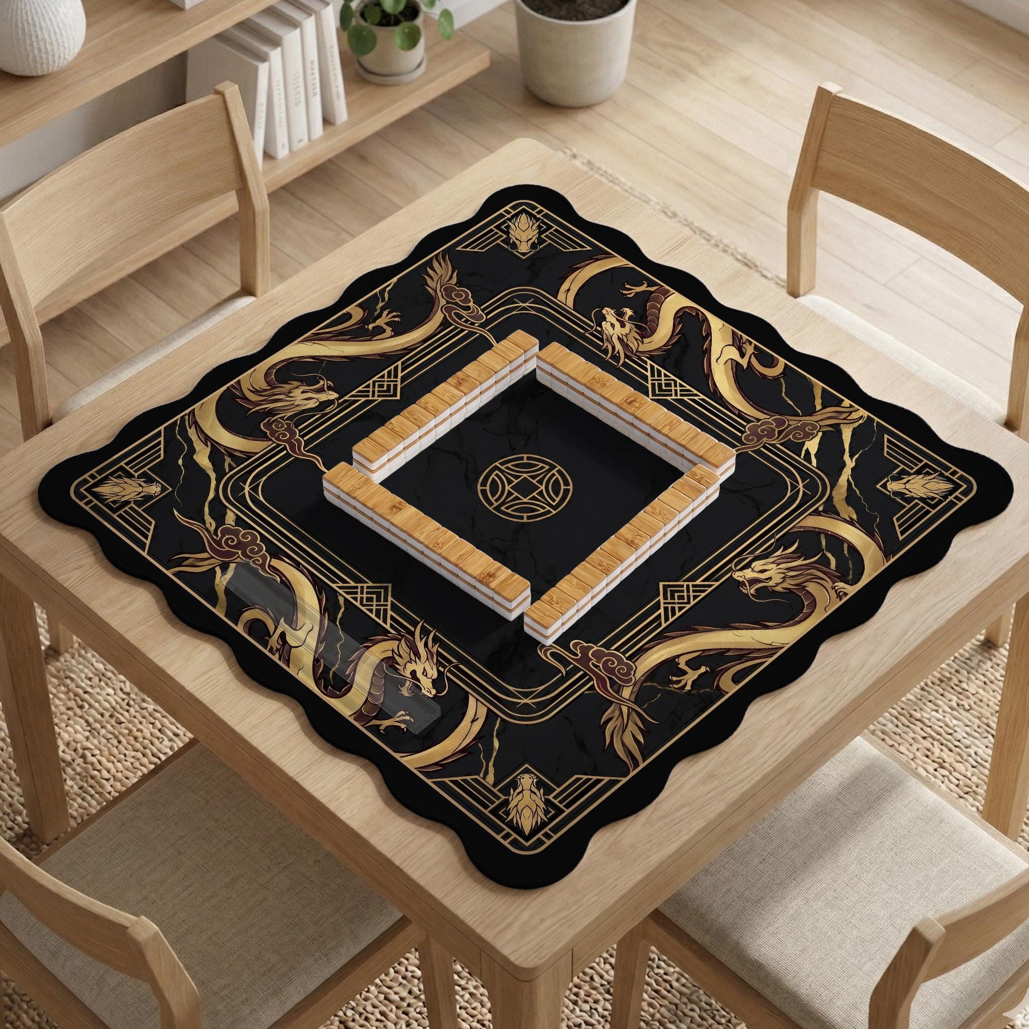 Black Dragon Mahjong Mat image 2